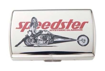 Hysteric Glamour 2025 Speedster printed tin cigarette case