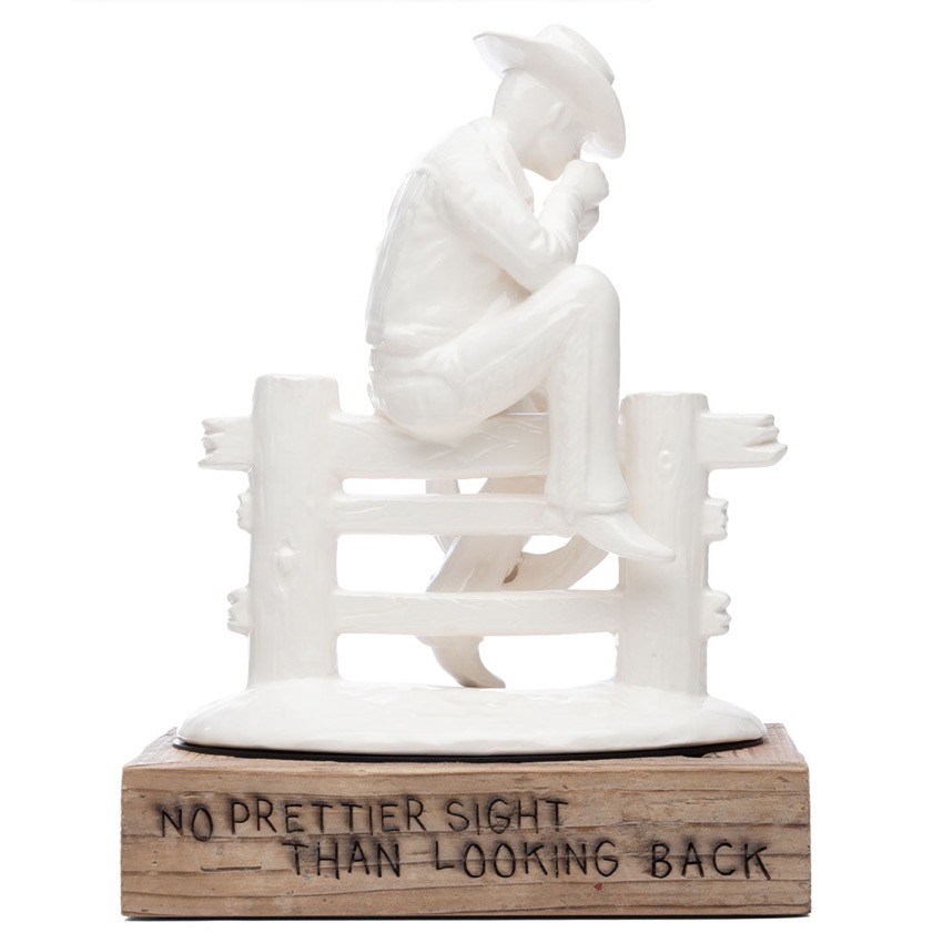 Neighborhood x One of These Days white ceramic cowboy incense chamber