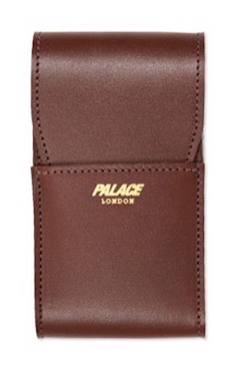 Palace Winter 2016 dark brown leather cigarette case