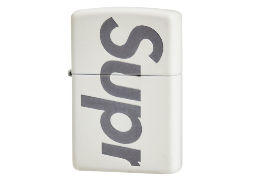 Supreme SS20 glow-in-the-dark white Zippo
