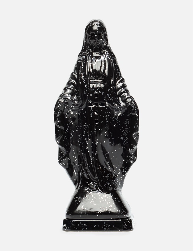 Wacko Maria Maria incense chamber in black with silver glitter